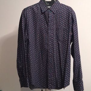 J crew men’s long sleeve casual button down